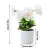 Sunflower Plant Simulation Bonsai Placement Fake Plant Flowerpotted Artificial Flower  Party Decor