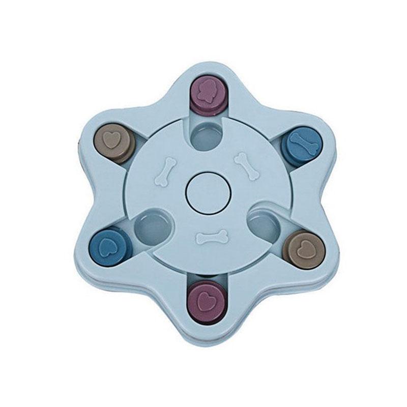 NonSlip Bowl Slow Feeder Slowly Eating Interactive Food Dispenser Dog Puzzle Toys Pet Training Game