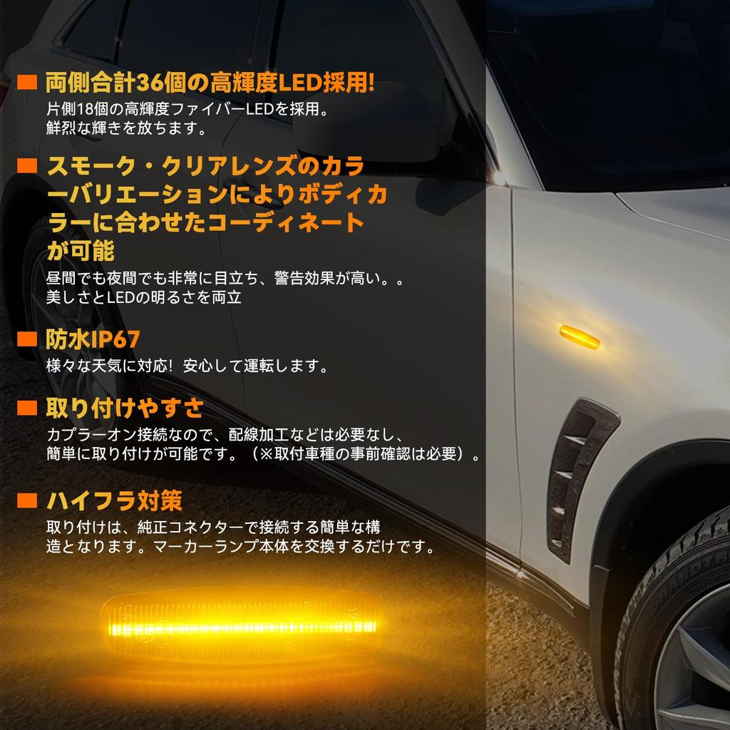 GemPro Y51 Fuga Y50 Боковой габаритный огонь Skyline V36 Применяется к