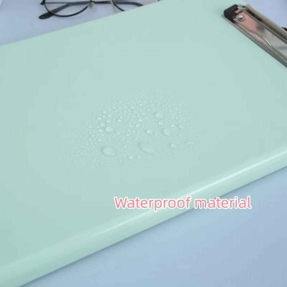 Candy Color A4 File Folder Plastic Writing Board Multi-functional Student Writing Pad Office