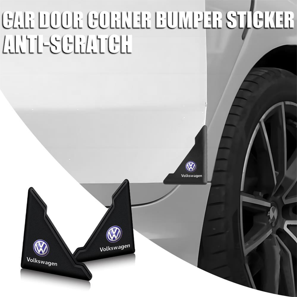 2/4Pcs Car Door Corner Cover Bumper Protector Anti-Scratch for Volkswagen VW Polo Passat B5 B6 Golf 4 5 6 Tiguan Jetta GTI ID.3 BG3