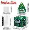 Зеленый узор рождественской елки бумажная коробка праздничное украшение реквизит