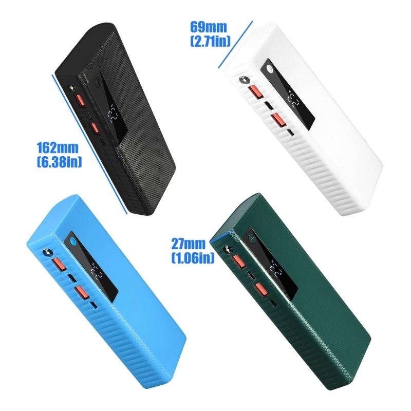 Корпус-кейс для Powerbank на 5 аккумуляторов 20650 с быстрой зарядкой, не требующий пайки, для использования на открытом воздухе, в путешествиях, в экстренных ситуациях