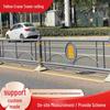 Yellow Crane Tower Hot-Dip Galvanized Road Isolation Guardrail