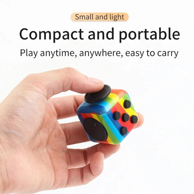 Fidget Anti Stress Relief Toys Decompression Dice Game for Adult Children Interesting Antistress Funny Gift Finger Movement Toy