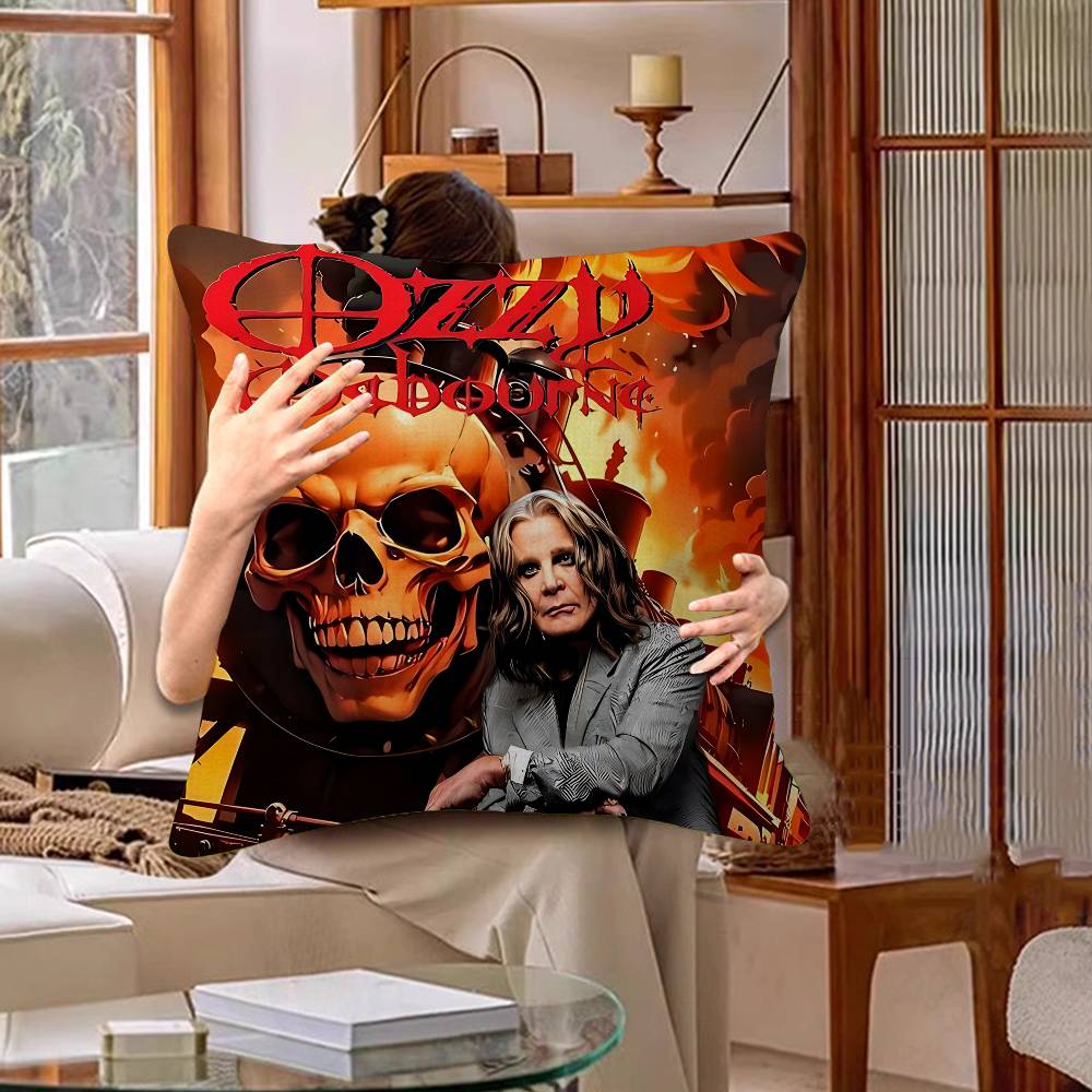Heavy Metal Band Rock Ozzy Osbourne Band Pillow Gift Home Office Decoration Pillow Bedroom Sofa Car Cushion Coverpillow Case