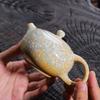 Грубый керамический горшок, сделанный из снежного цветка, чайный горшок, керамический чайный сервиз, старинный чайник для приготовления чая, западный чайник Ши, глазурь Тяньму, чайник