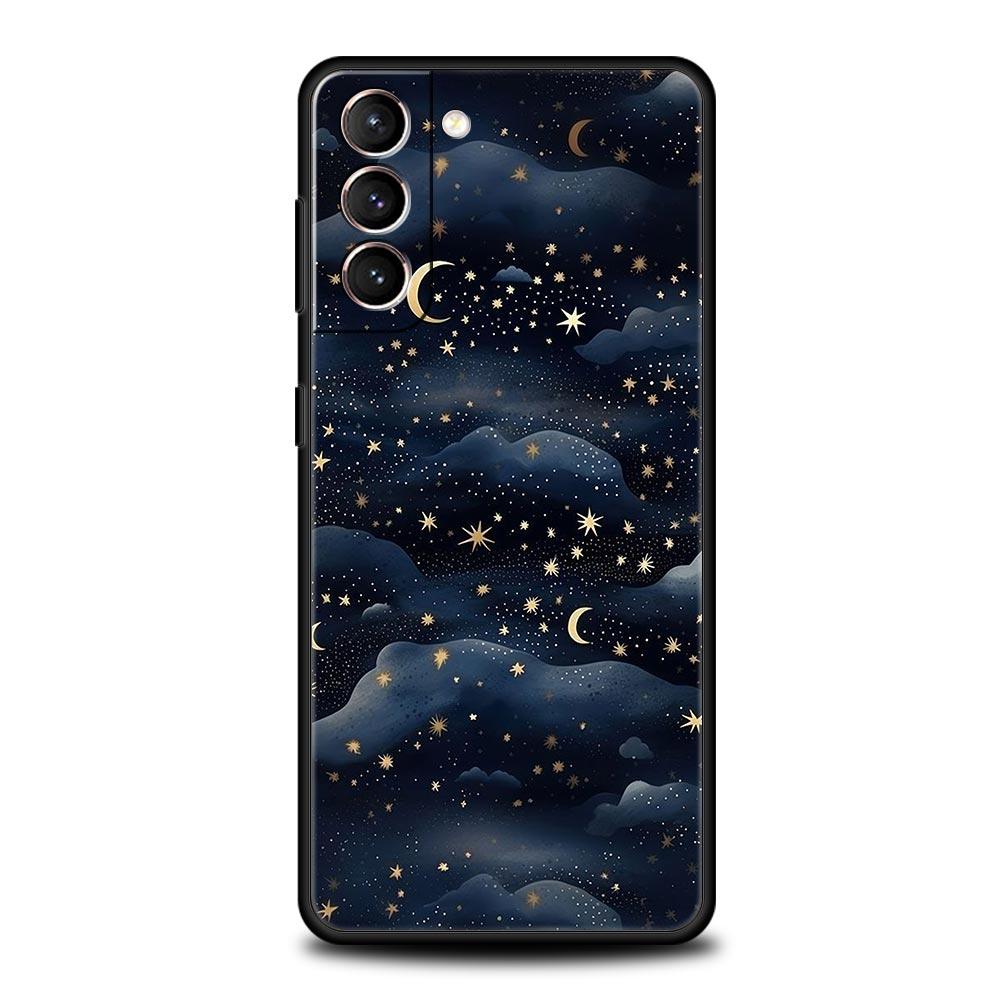 Fashion Starry Sky Stars Phone Case Cover for Samsung Galaxy S26 S25 S24 S23 S22 S20 S21 FE Ultra S25Edge S10 Plus 5G Soft TPU