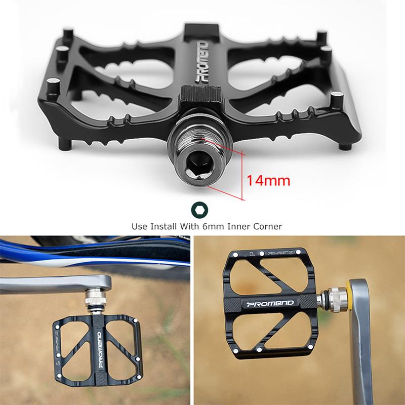 Быстросъемная велосипедная педаль из алюминиевого сплава, педали для шоссейного велосипеда, противоскользящая сверхлегкая педаль, 3 педали с подшипниками, детали велосипеда