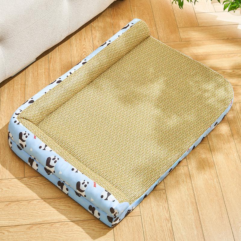 Четыре сезона моющаяся кровать для домашних животных: Крутая подушка-гнездо для собак и кошек