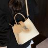 Vitality Bucket Bag Women's 2025 Spring and Summer New Korean High-end Texture Super Fire Handbag Shoulder Messenger Bag