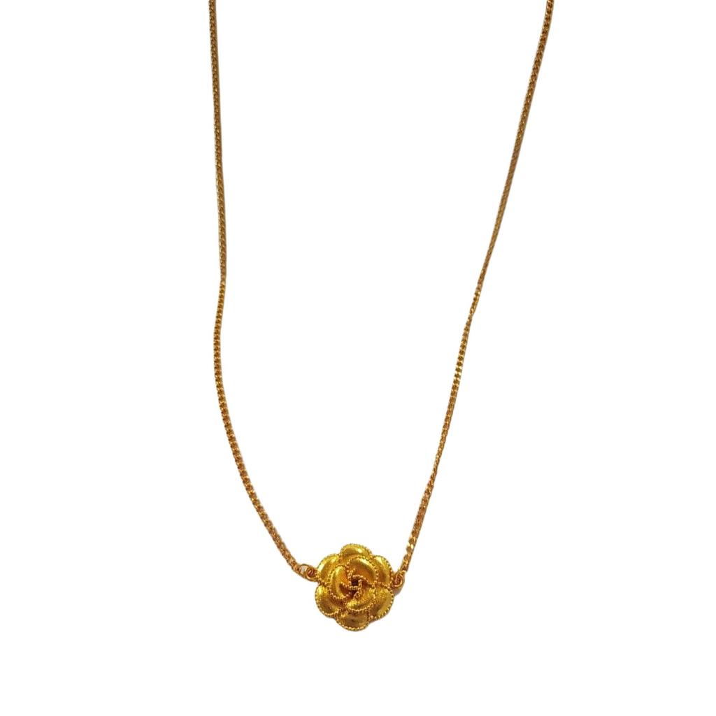 Комплект браслета и ожерелья «Роза» с золотым покрытием - Двухслойный, Модный Дизайн Высокого Класса