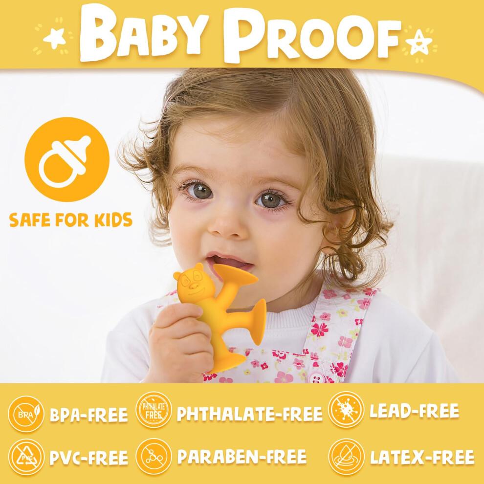 Baby Bath Toys Suction Toys for Kids,Toddler Travel Toys for Connect, Build, Create Kids Suction Fidget Toys Suction Cup Toys for Windows Building To