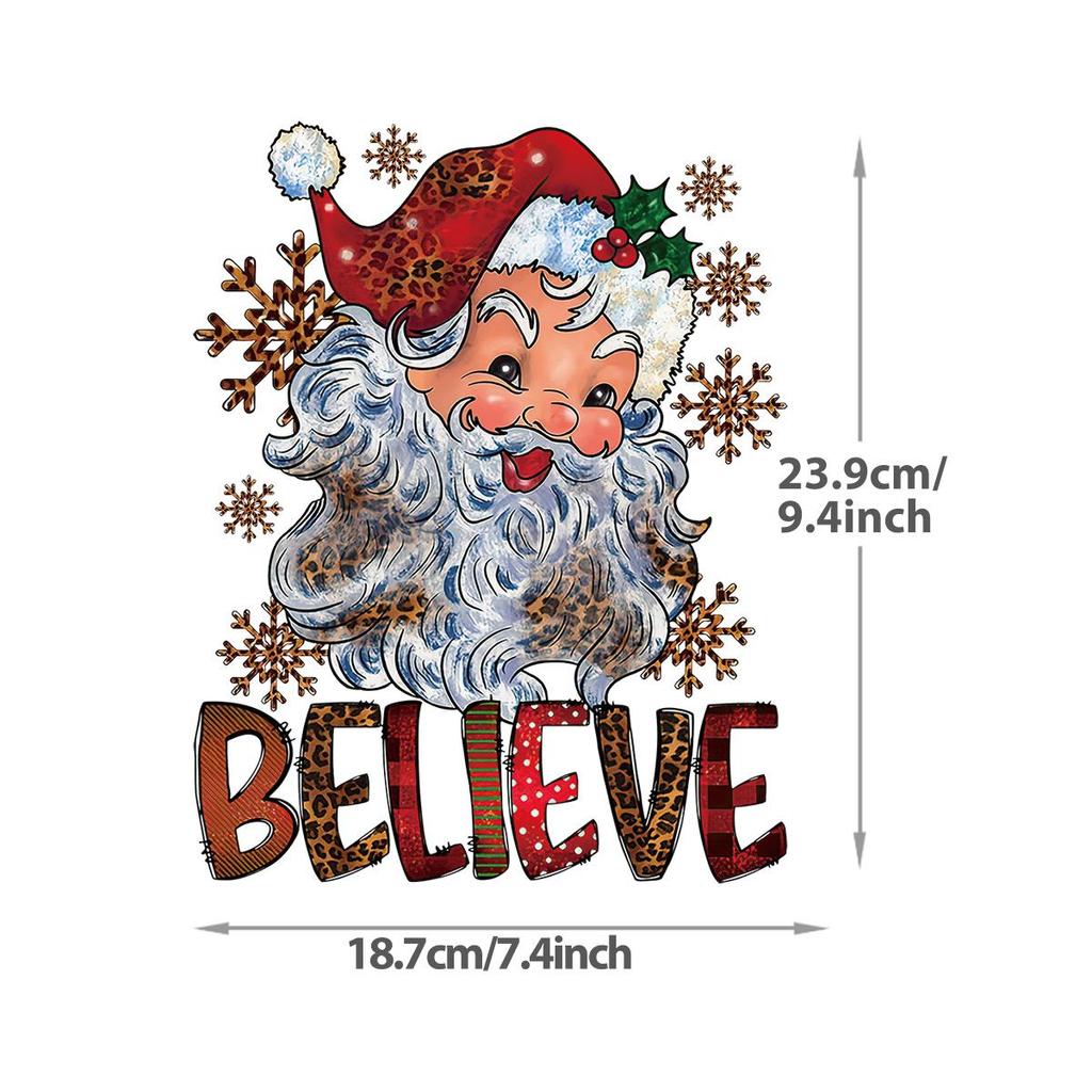 Рождественские нашивки, зимние наклейки, художественные ремесла, глажка одежды, аппликация, термоклейкая передача, аксессуары «сделай сам», утюг на переносе, подарок