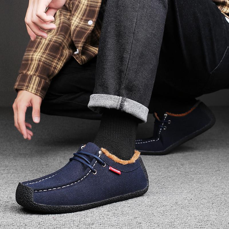 TUINANLE Мужская теплая зимняя обувь, высококачественные мокасины, повседневная обувь, туфли на плоской подошве, мужская обувь для вождения