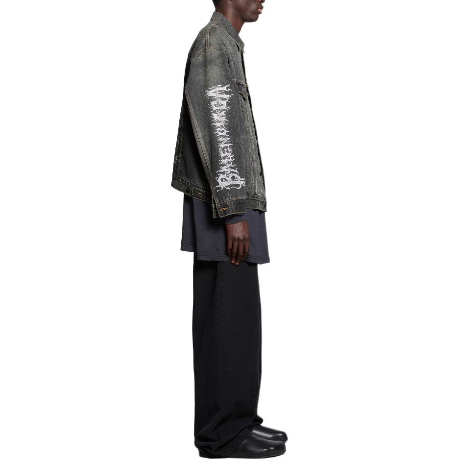 Balenciaga Куртки и Пальто SS24 Свободный крой Унисекс Стирка Серый 773804TBP473721