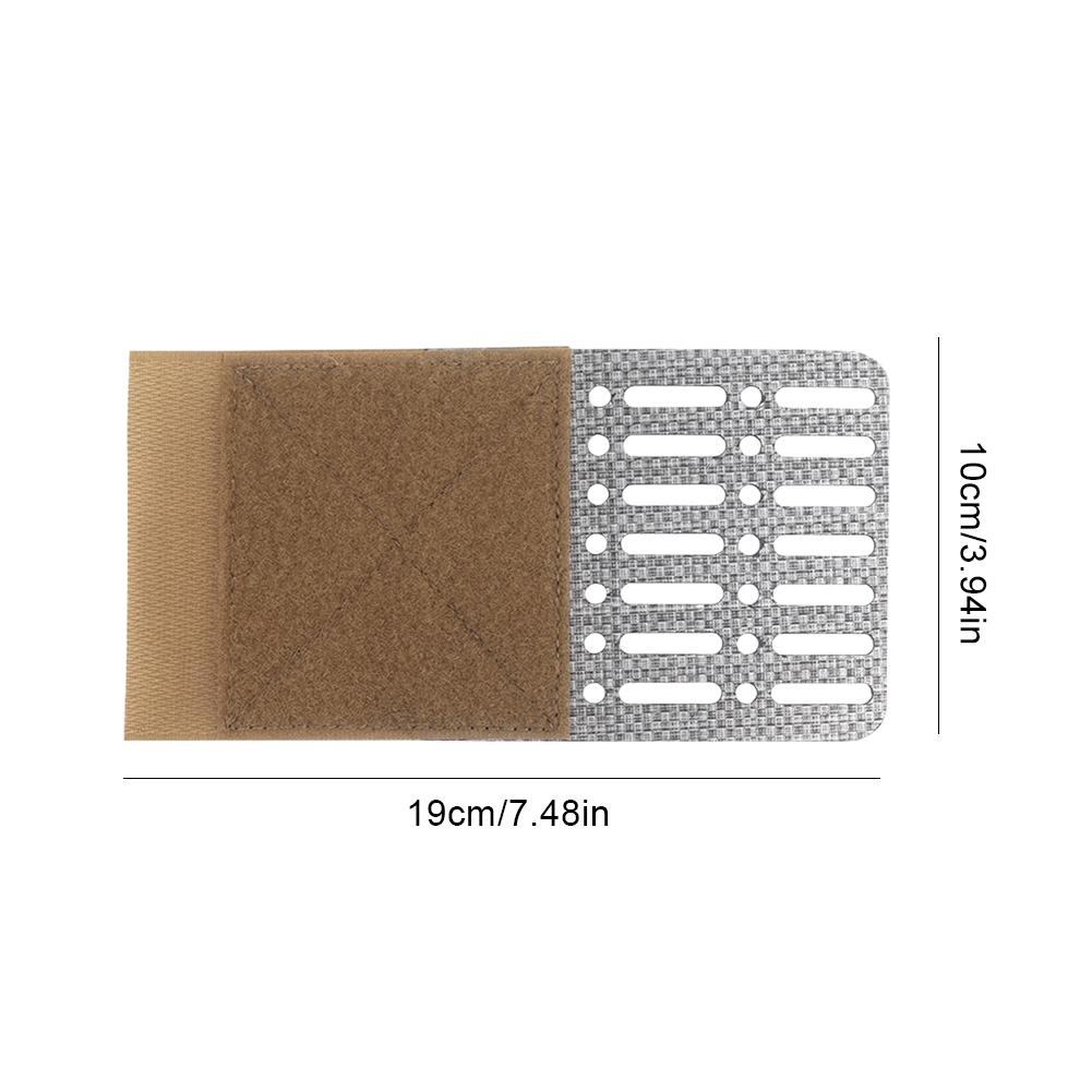 Пластина для расширения жилета Универсальная композитная нагрудная пластина для походов на открытом воздухе QDE