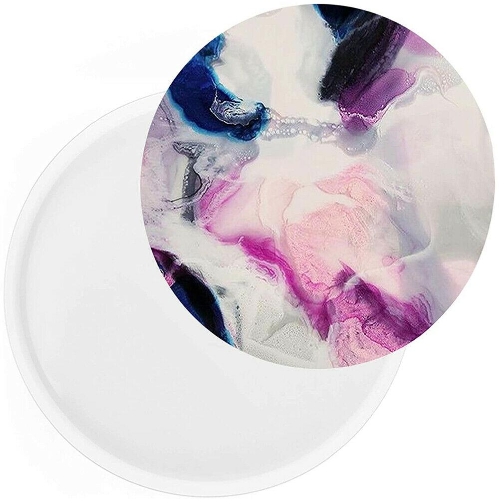 Resin Craft Round Coaster Casting Mold Silicone Jewelry Agate Making Mould