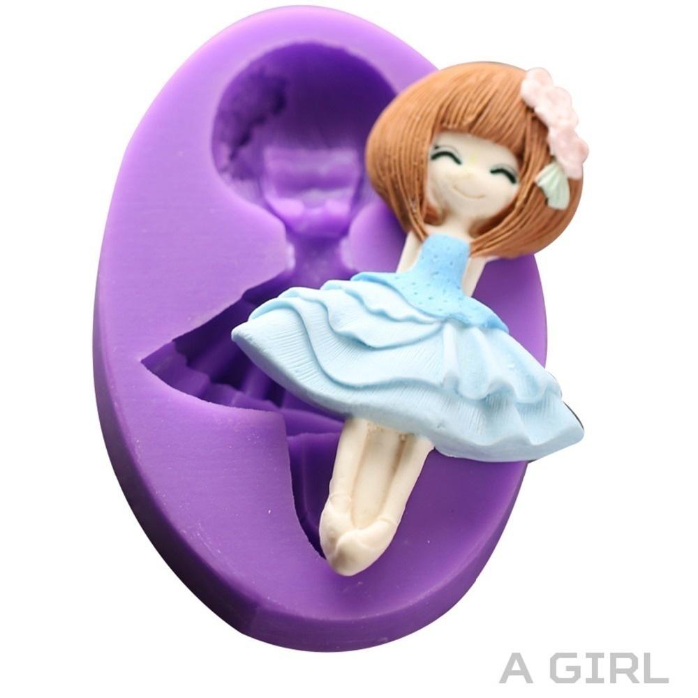 6 стилей принцесса силиконовые формы для торта из помадки детские вечерние инструменты для украшения торта Gumpaste Chocola