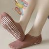 Solid Color Yoga Socks Anti Slip Women Professional Pilates Socks Combed Cotton Summer Floor Socks Gym Fitness Sports Sock