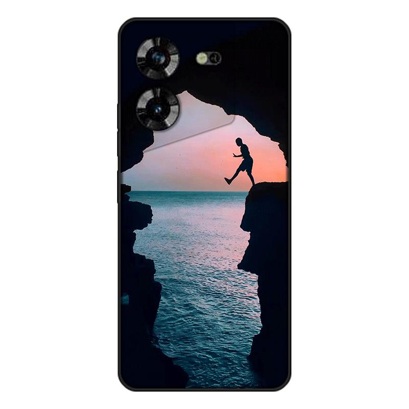 Для мягкого силикона для tecno pova 5 Чехол Окрашенная задняя крышка из ТПУ tecno pova 5 Корпус