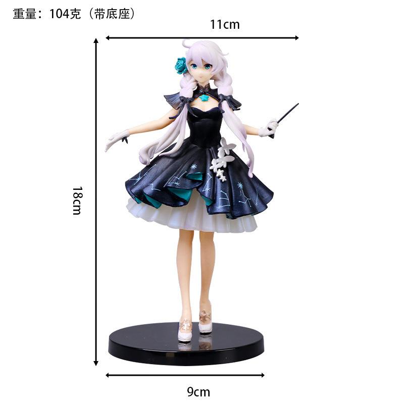17 см Аниме Каслана Honkai Impact 3 Фигурки Киана Каслана Фигурка Симфоническая Поэма Святой Ночи Вер Кукла ПВХ Коллекционная Игрушка