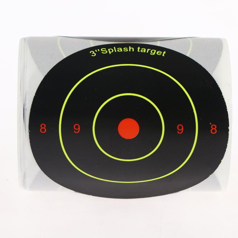 Self Adhesive Splash Shooting Target Paper Square Shape for Portable Outdoor Hunting Training Practice