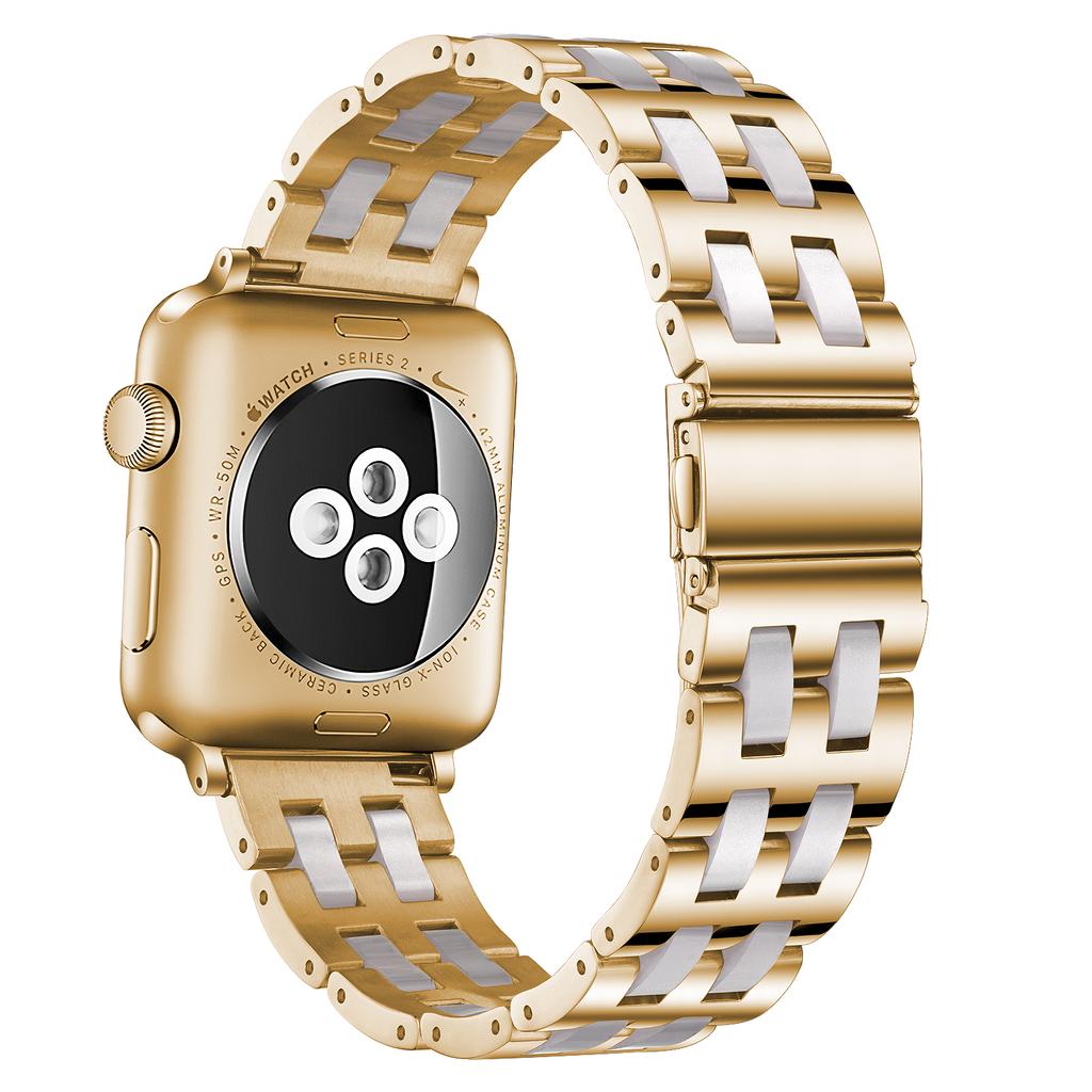 Ремешок для часов для iWatch Serie 9 41 мм 45 мм 8 7 6 5 Ремешок из нержавеющей стали и смолы для Apple Watch Ultra 2 49 мм, ремешок 40 мм 44 мм