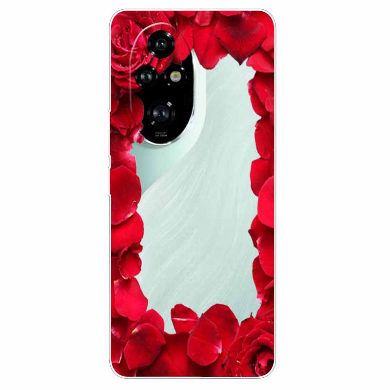 For Honor 200 / 200 Lite / 200 Pro Case Clear Soft TPU Lovely Silicone Back Cases for Honor 200 Pro Transparent Cat Bumpers