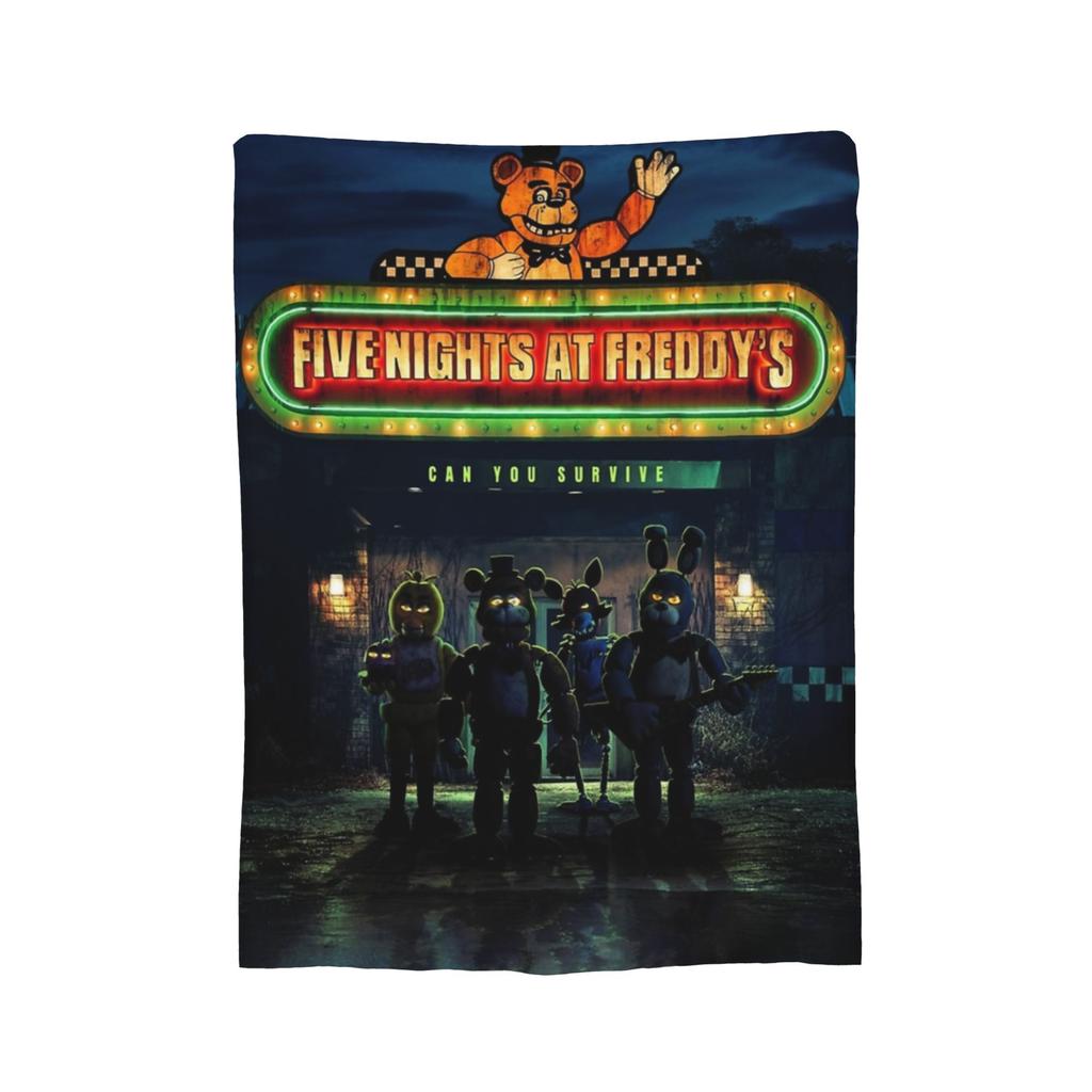 Супер Мягкое одеяло FNAF At Freddys Пледовое одеяло Премиум Фланелевый флис Легкое Игровое одеяло Fnaf для кровати Уютное Теплое Одеяло Всесезонное