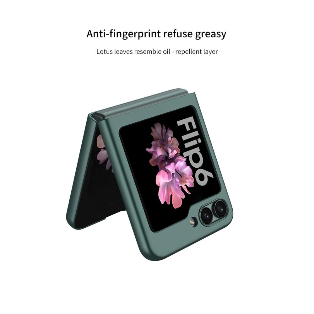 Ультратонкий жесткий чехол для телефона из ПК для Samsung Galaxy Z Flip 6 5 4 3, противоударный чехол для задней панели