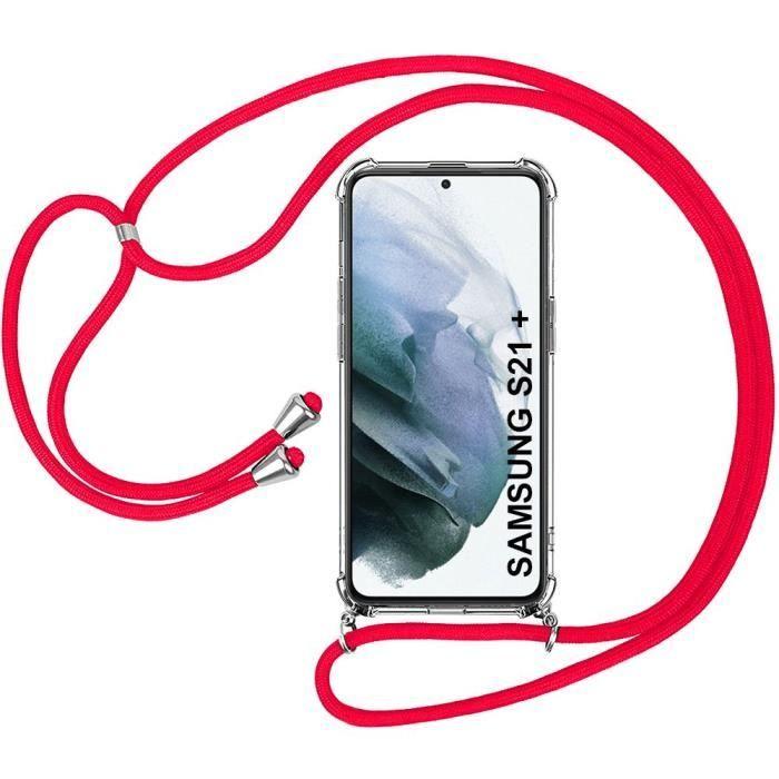 Защитный чехол для Samsung Galaxy S21 Plus - PROSHOP - Гибкий - Тонкий Ударопрочный - Прозрачно-красный