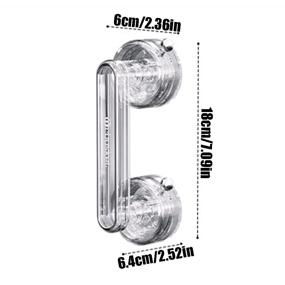 Anti-slip Sliding Door Handle Waterproof Wardrobe Door Handle Suction Cup Door Handle Bathroom