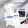 Сверхтонкое закаленное стекло Corning для защиты экрана Apple 16/17 Pro - Пылезащитное, HD, Anti-Peep, Большое окно обзора.