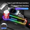 Jeep Grand Cherokee Wrangler Renegade Patriot Commander Compass Wagoneer Gladiator Car USB Colour Lamp Seat Gap Storage Case Box ALP1