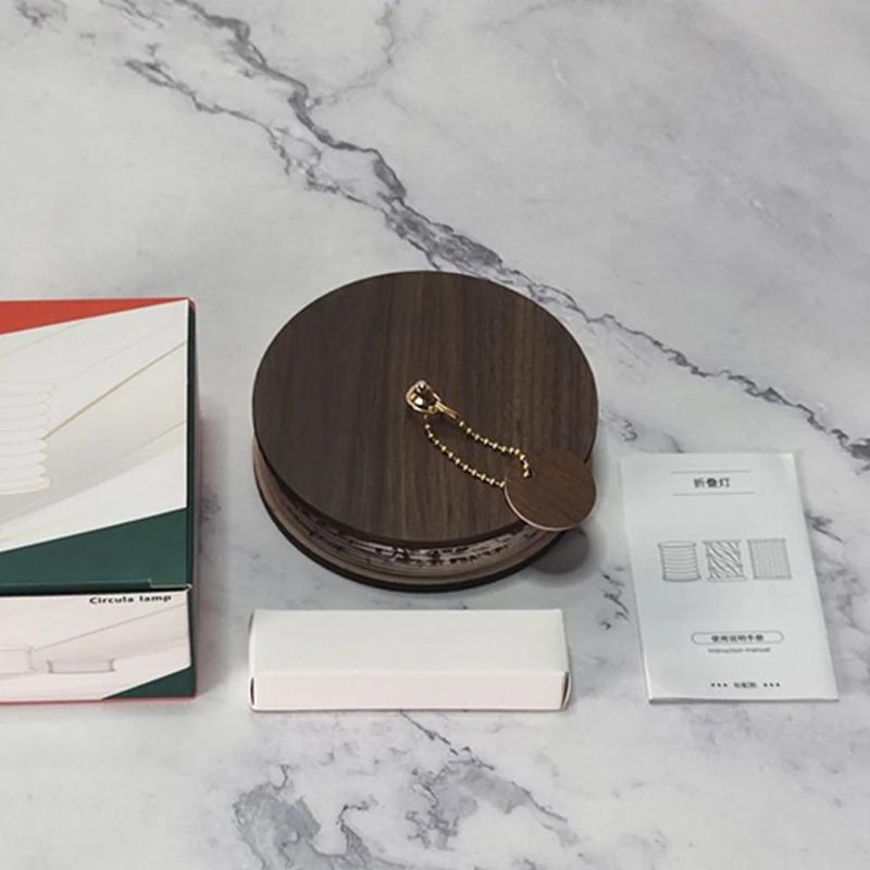 Складная настольная лампа с сенсорным управлением, светодиодный портативный фонарь с возможностью зарядки от USB, ночник для чтения в спальне