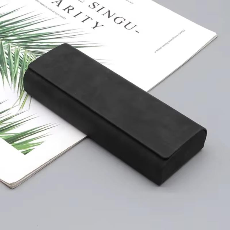 1/2 шт. Простой кожаный чехол для очков, оптический, ретро, для очков от близорукости, солнцезащитных очков, коробка для хранения, модный, для мужчин и женщин