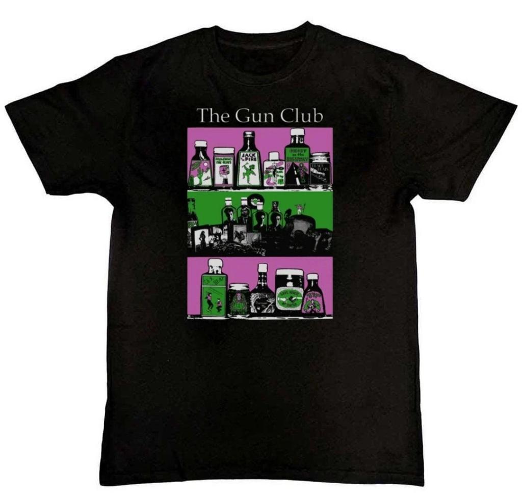Vtg The Gun Club Band Graphic Print Mens T-Shirt S-4XL