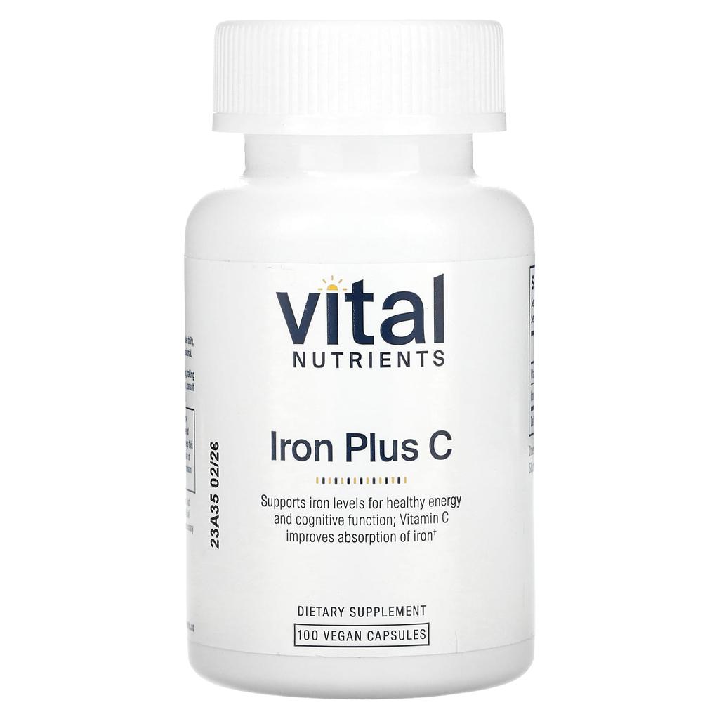 Iron Plus C, 100 Veggie Capsules