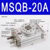 Пневматический поворотный цилиндр MSQB MSQB10A MSQB20A MSQB30A MSQB50A MSQB10R MSQB20R MSQB30R MSQB50R 0~190 ° Регулируемый