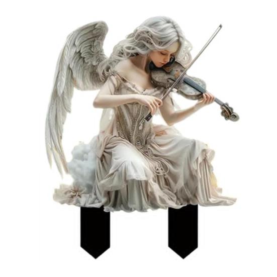 Украшение цветочного горшка в виде феи Акриловая фигурка феи, кашпо, богемный декор цветочного горшка, аксессуары для растений и садовый декор