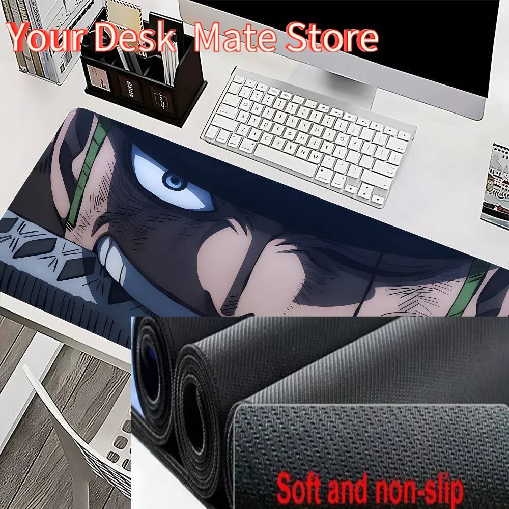 R-Roronoa Z-Zoro One Piece Mousepad Mause Pad Mouses Rug Office Accessories Desk Mat Mousepad Keyboard Gaming Pc Mats