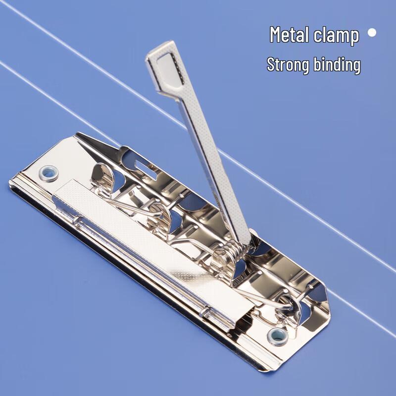 Deli A4 Metal Double Clip File Folder