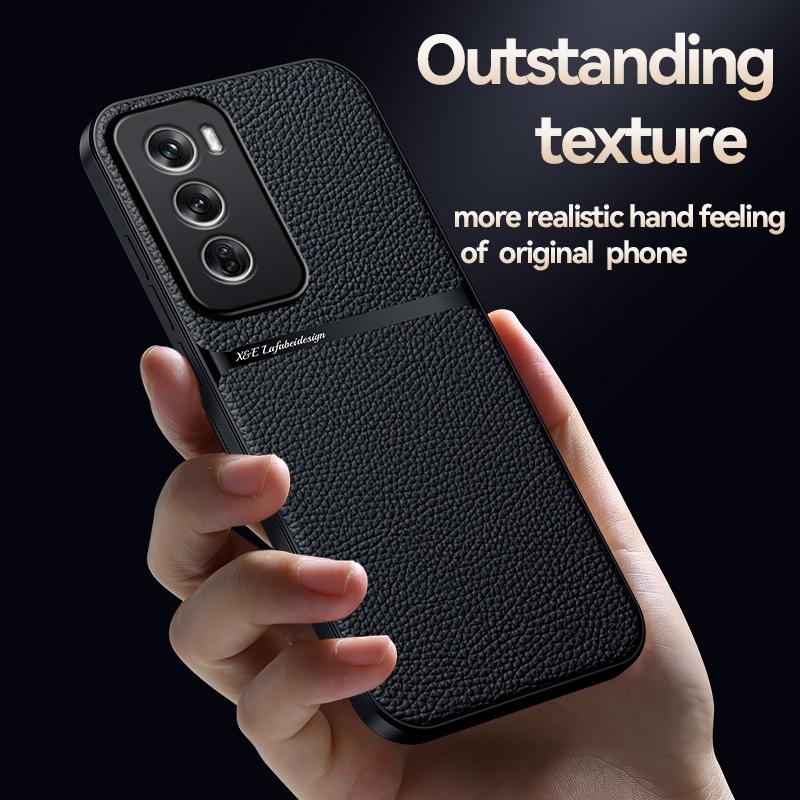 PU Leather Magnetic Case for OPPO Reno 12 Pro G 12F 12FS 11 11F 10 Pro Plus Protective Cover Hard Back Shell Coque Fundas Capa
