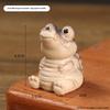 Миниатюрная фигурка милого аллигатора из смолы, в закрытой коробке, подарок для украшения чайного столика.