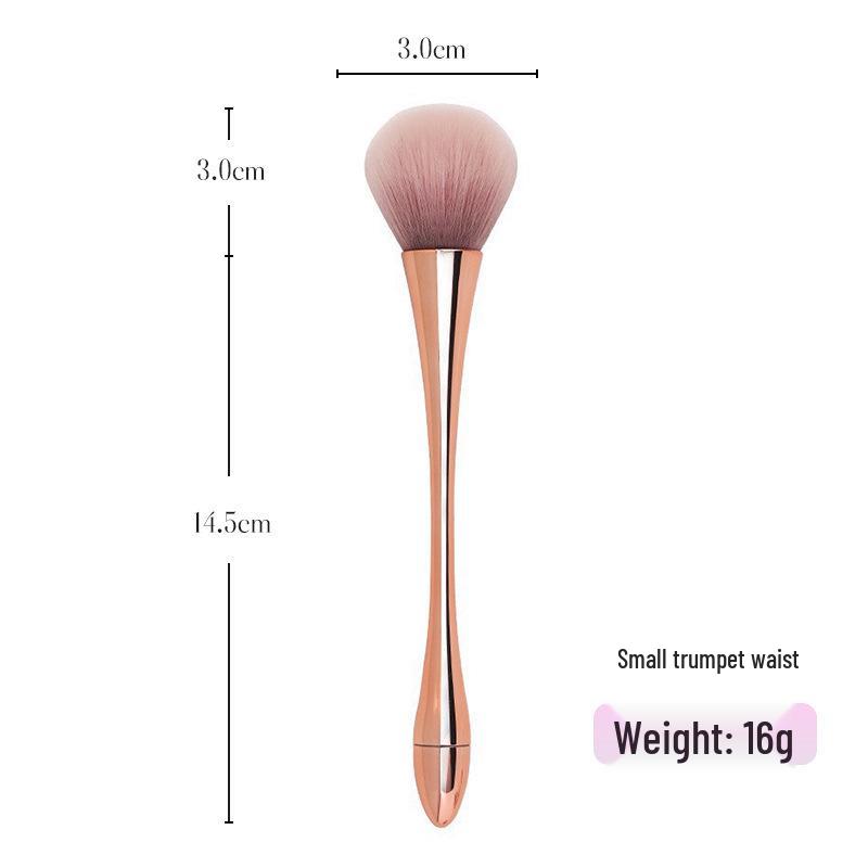Large Soft Bristle Powder Brush for Blush, Highlighter, and Setting Powder