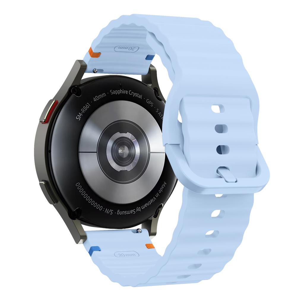 Браслет для Samsung Galaxy Watch 7 FE 6 5 Мягкий легкий водонепроницаемый классический ремешок для Galaxy Watch Classic/Gear/Active