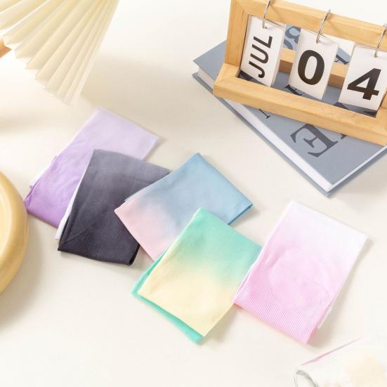 1 пара летних рукавов из ледяного шелка, градиентные цвета, защита от УФ-солнца, дышащие эластичные мужские и женские рукава для езды на велосипеде и рыбалки, длинный охлаждающий чехол на руку