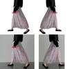 Vintage French Floral Midi Skirt With High Waist For Elegant Summer Wear