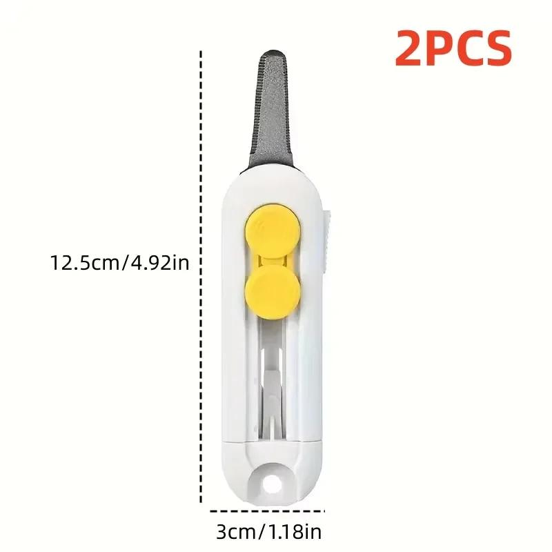 Портативный выдвижной канцелярский нож Мини-магнитный нож для вскрытия коробок Безопасный замок для вскрытия посылок и коробок Открывашка для коробок Для домашнего использования
